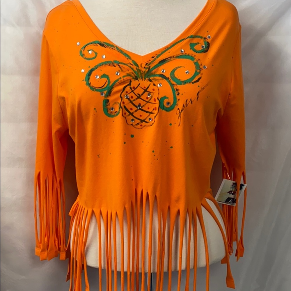 SOLD-Lg t shirt funky